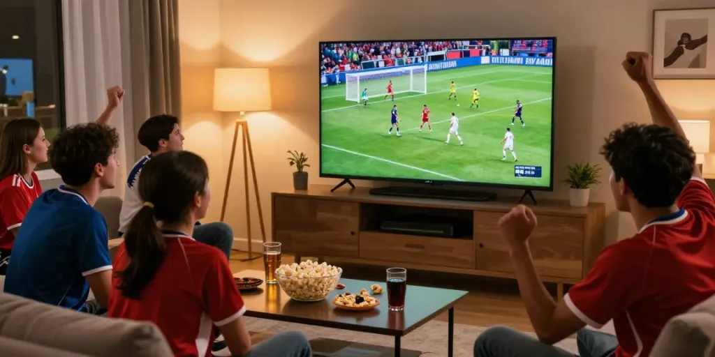 Menonton livestreaming olahraga di rumah dengan GLOWING88