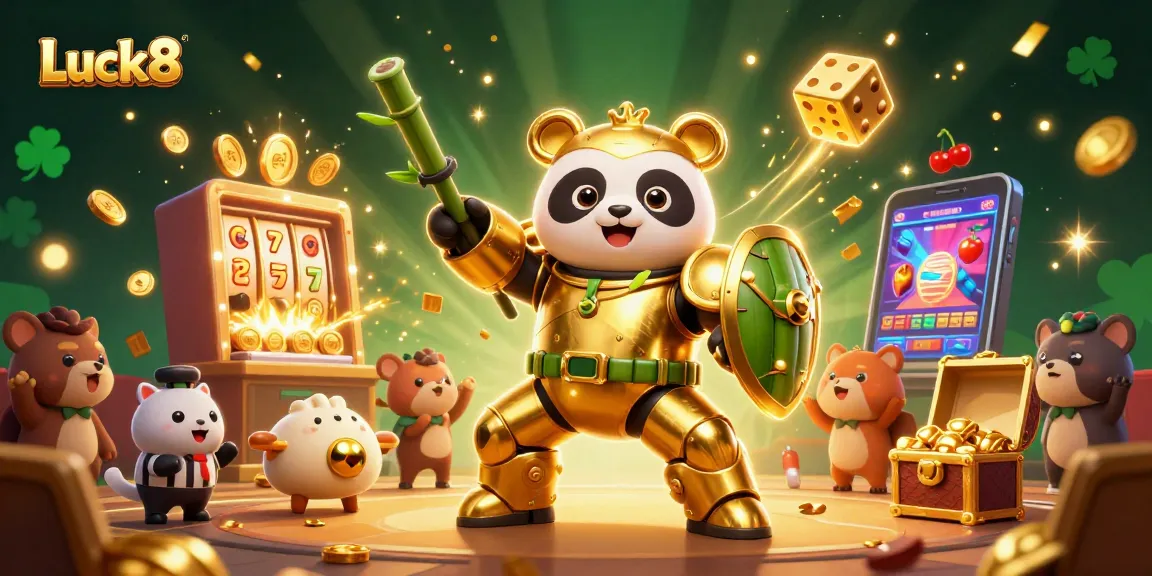 Experience the thrill of Luck8 with slot machines, golden panda pilots, and explosive jackpots!