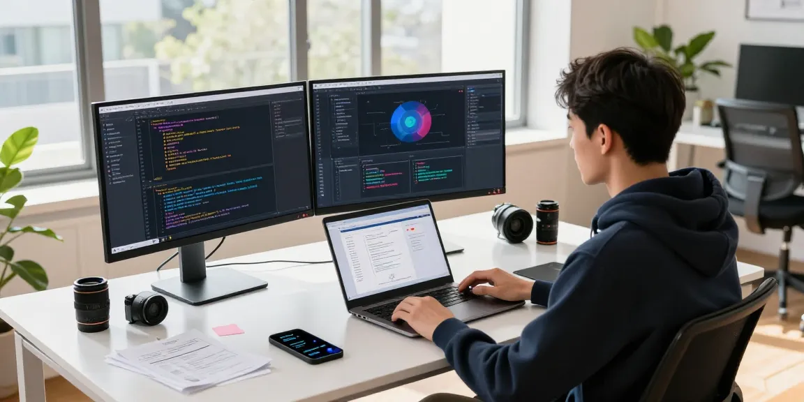 Build internal tools with AI using innovative software development workspace showcasing programming and seamless integrations.