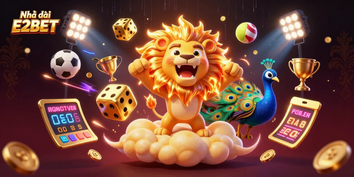Join the adventure with Nhà cái E2BET, experiencing thrilling sports betting excitement.