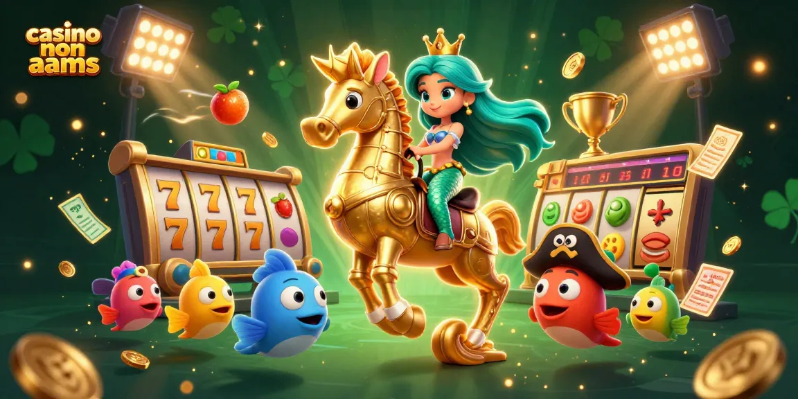 I migliori giochi nei casino non AAMS con simboli della fortuna e jackpot avvincenti