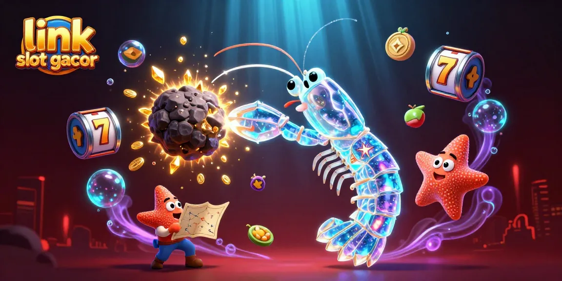 Link slot gacor yang menarik dengan simbol buah dan jackpot berkilauan.
